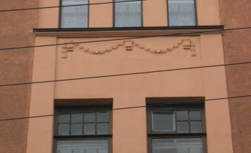 Реставрация: Гипсовый декор после реставрации, ул. проф. Попова, д.31 Реставрация: Гипсовый декор после реставрации, ул. проф. Попова, д.31
